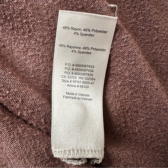 Sz S Aritzia WILFRED FREE Longsleeve Midi Dress - Picture 6 of 6